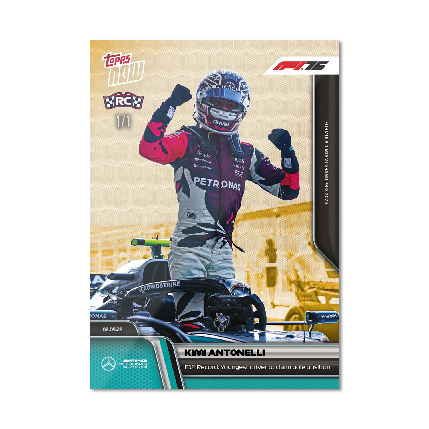 Kimi Antonelli - 2025 Formula 1® Topps NOW® - Card 33