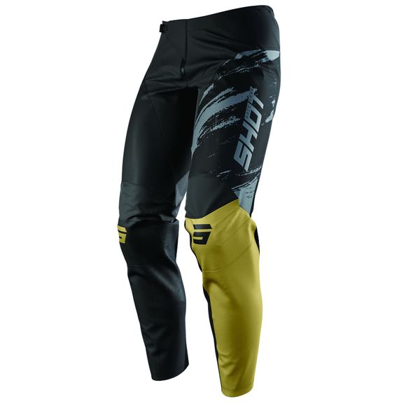 Shot CONTACT DRAW cross pants - GOLD 2021 - Black / YellowRef: SO1849
