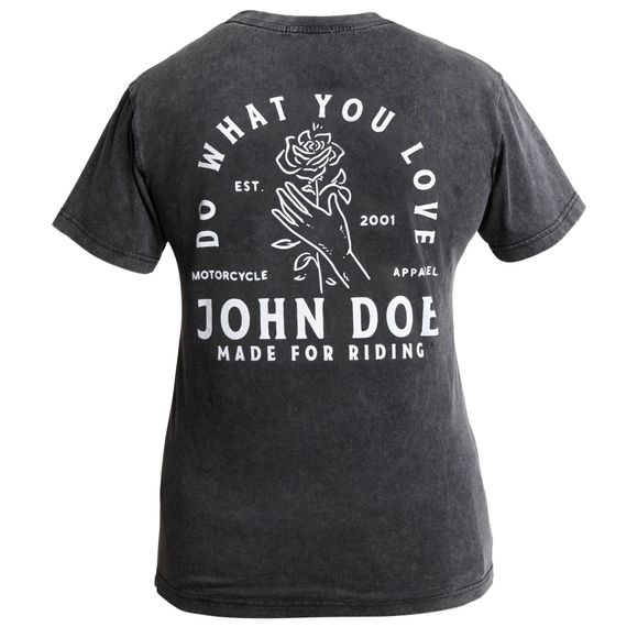 Short sleeve t -shirt John Doe Rose bland - BlackRef: JDE0256