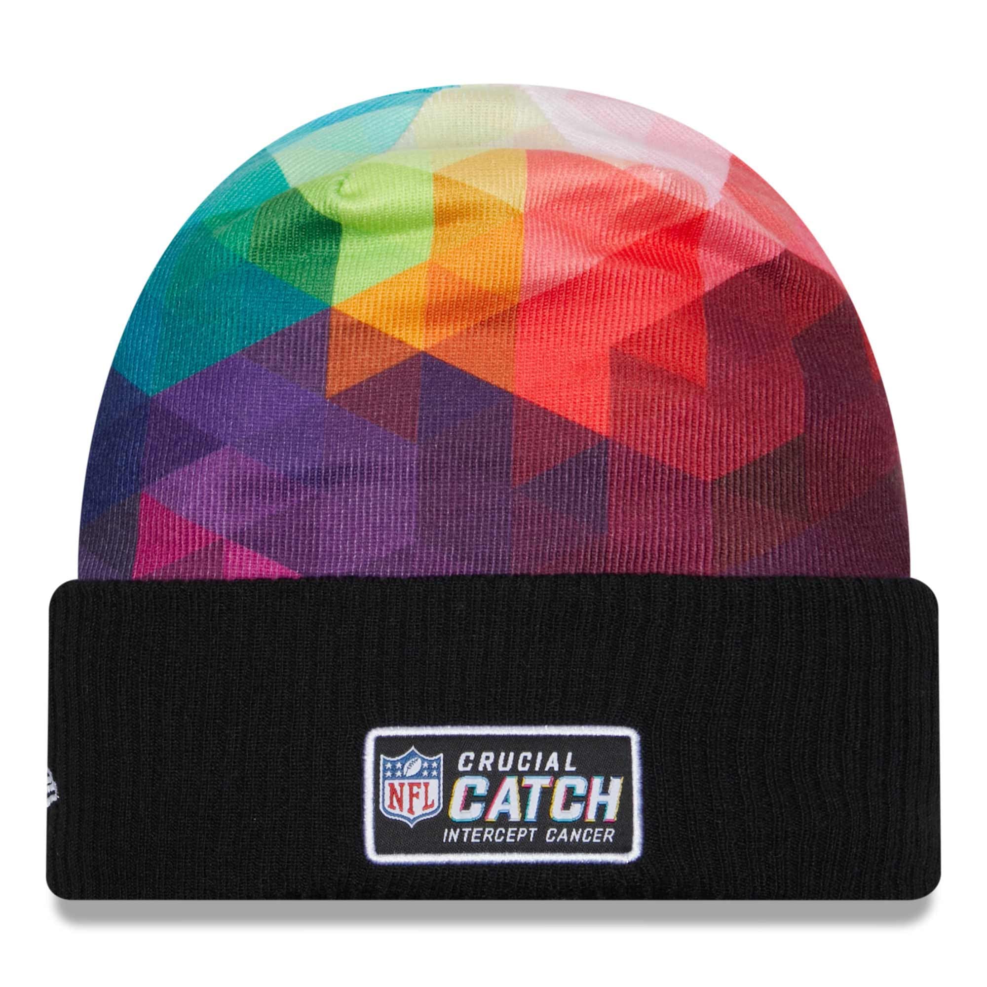 Carolina Panthers 2023 NFL On-Field Crucial Catch New Era Knit Hat
