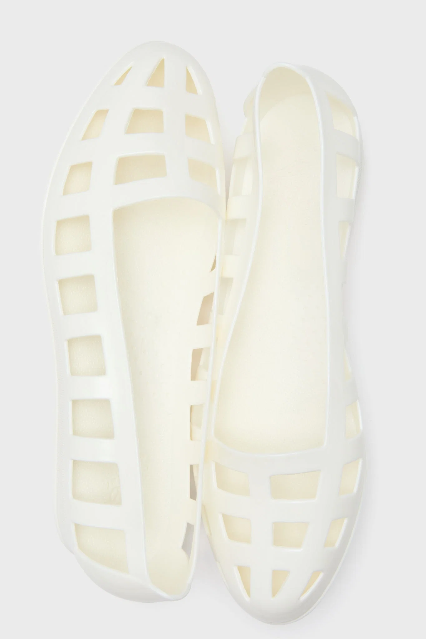 White Elli Ballerina Flats