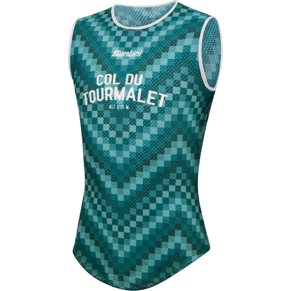 Santini Mj Col Du Tourmalet Baselayer Tank Men - Tour de France™ 2026 Collection MJ002GLLCDT - green VE