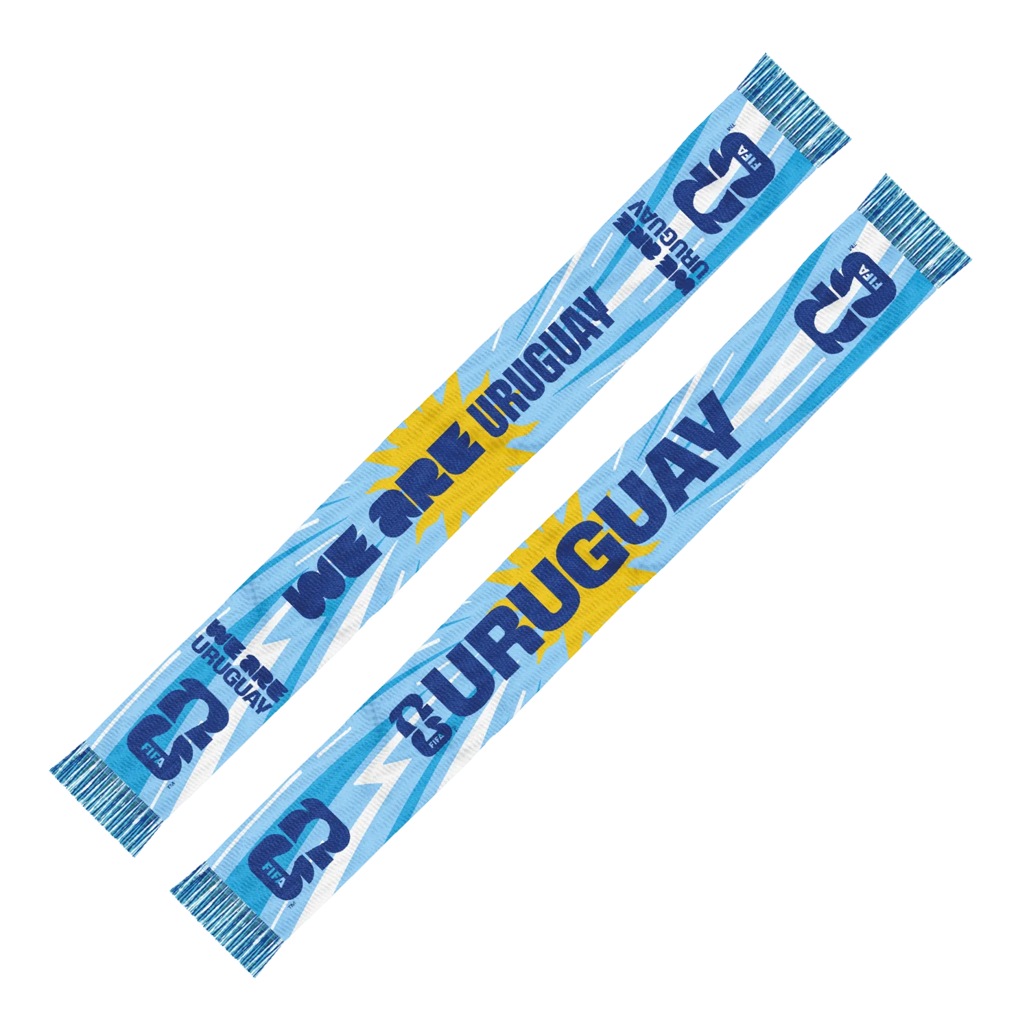 2026 Soccer Fan Collection 'We Are' Uruguay Scarf