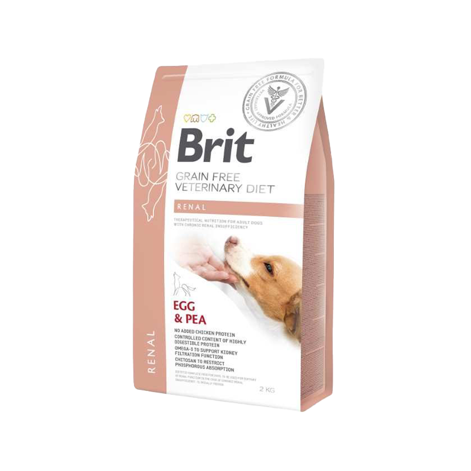 Brit Veterinary Diet Dog - Grain free - Renal - 2 kg