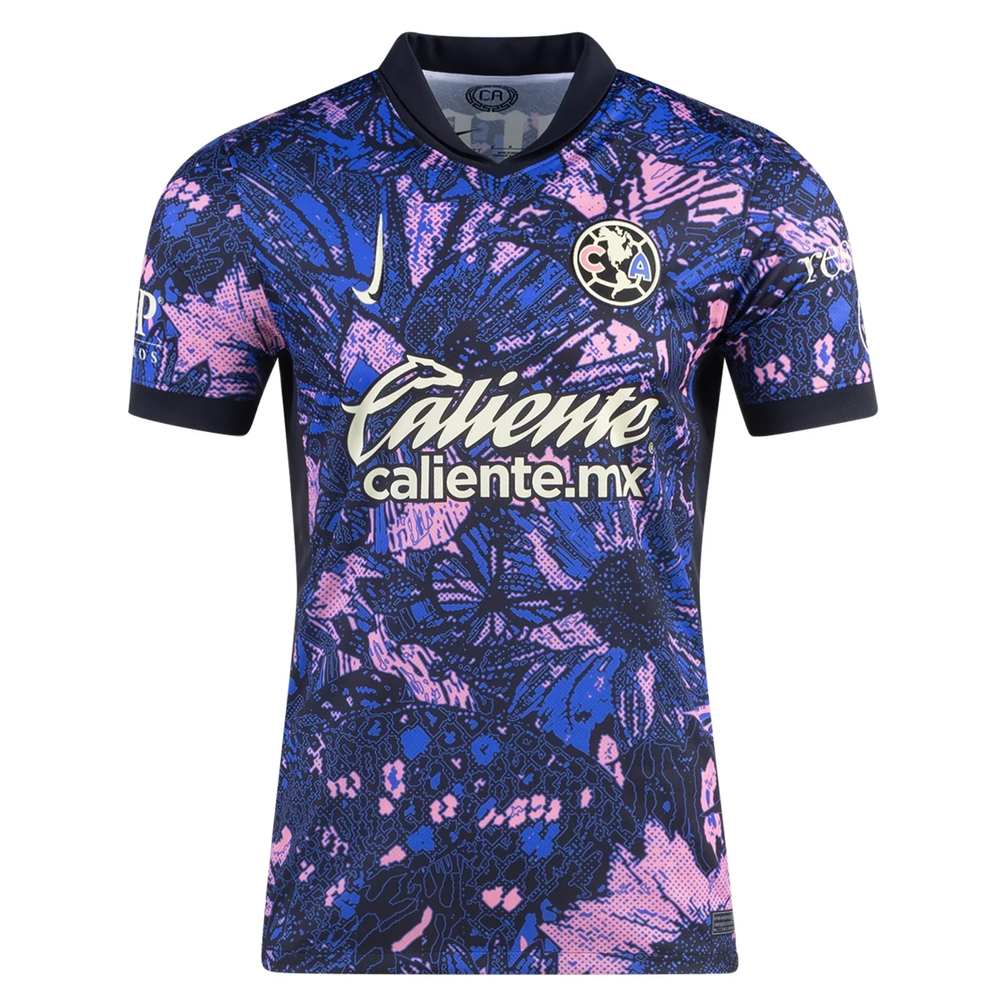Club America Kevin Álvarez Third Jersey 24/25 (Medium Blue/Black/Lemon Chiffon)