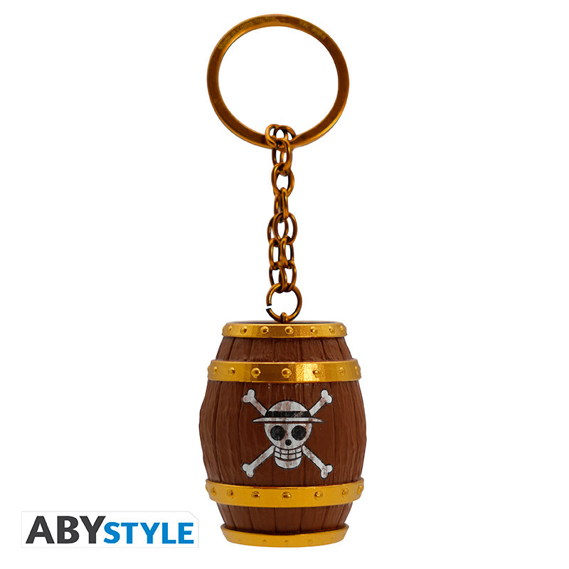 ONE PIECE Keychain 3D Barrel
