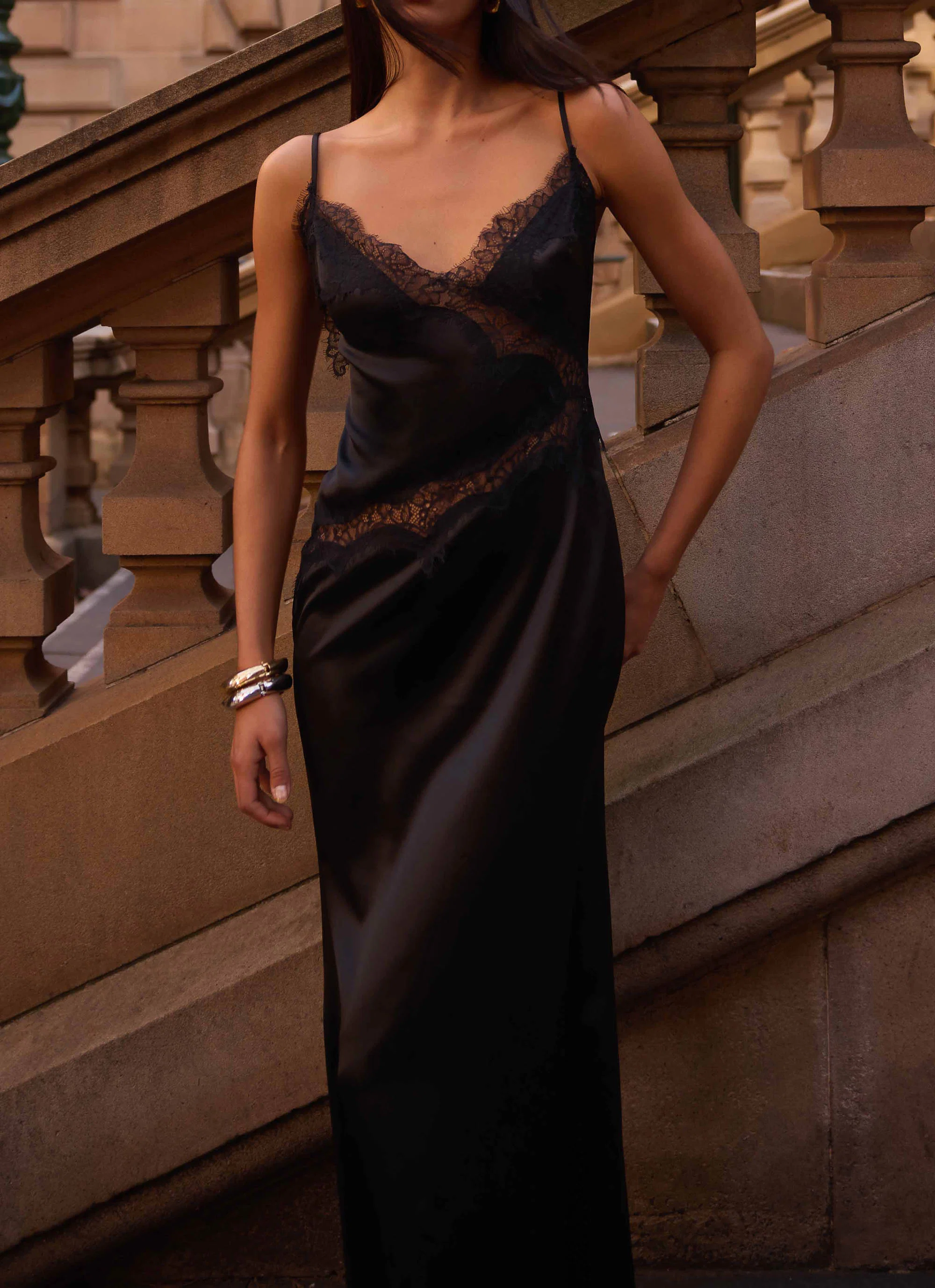 Velisse Maxi Dress - Black