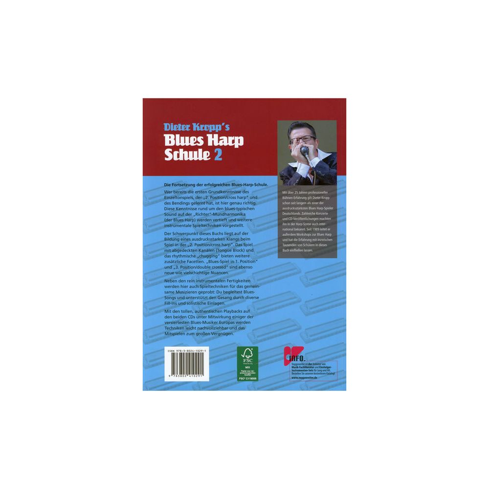 Voggenreiter Blues Harp Schule 2 – Thomann Ireland