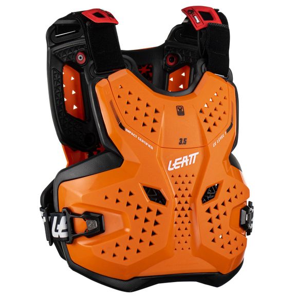 Pare pierre Leatt 3.5 JUNIOR - Orange / NoirRef : LB0654