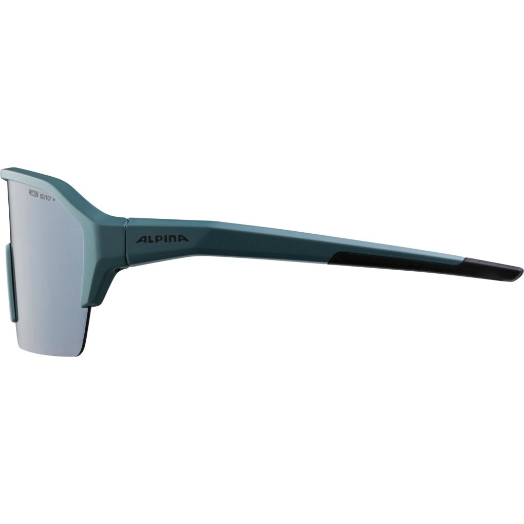 Alpina Ram HR Q-LITE Glasses - dirt-blue matt/mirror silver