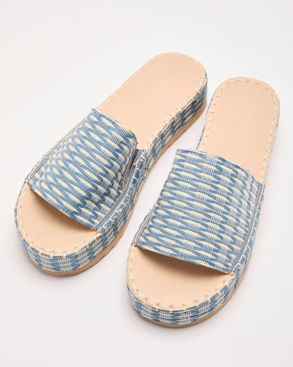 Ashlen Raffia Platform Sandals