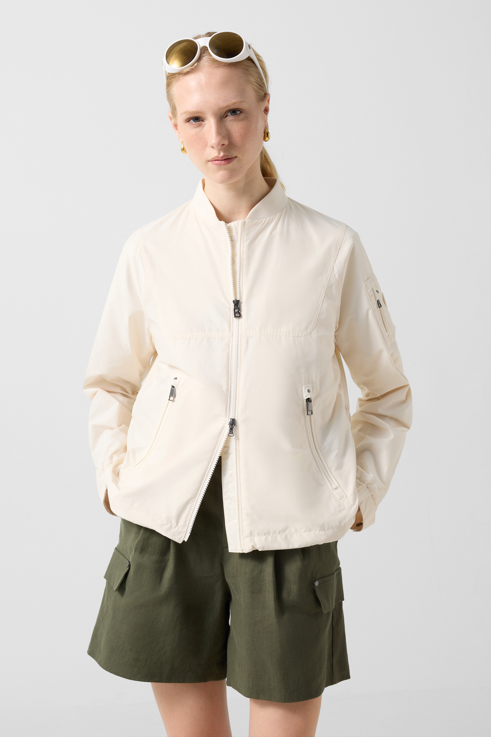 Zafina blouson in Cream