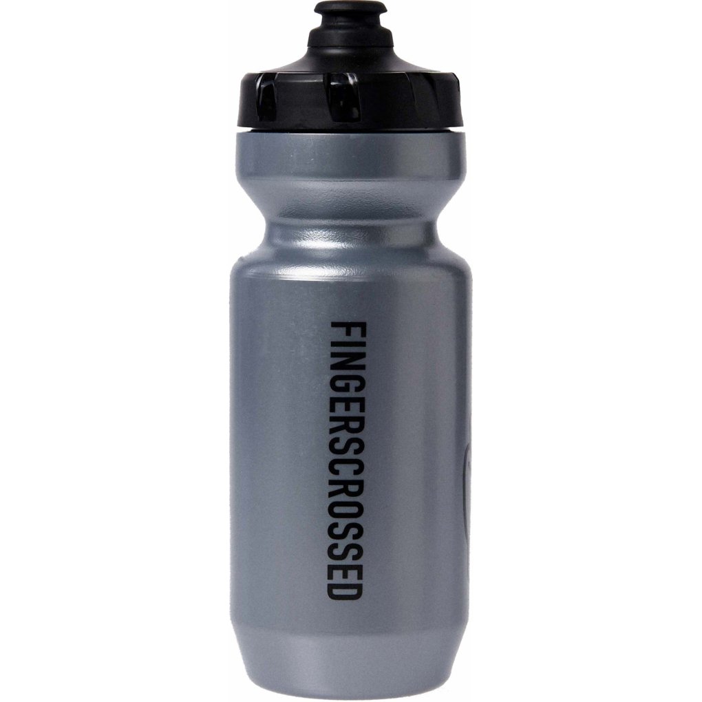 FINGERSCROSSED Bidon Bottle 650ml - Silver