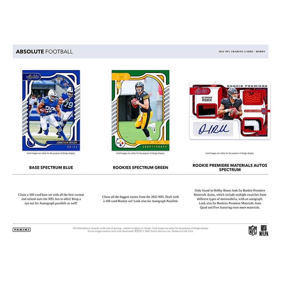 2022 Panini Absolute NFL Football Hobby Box