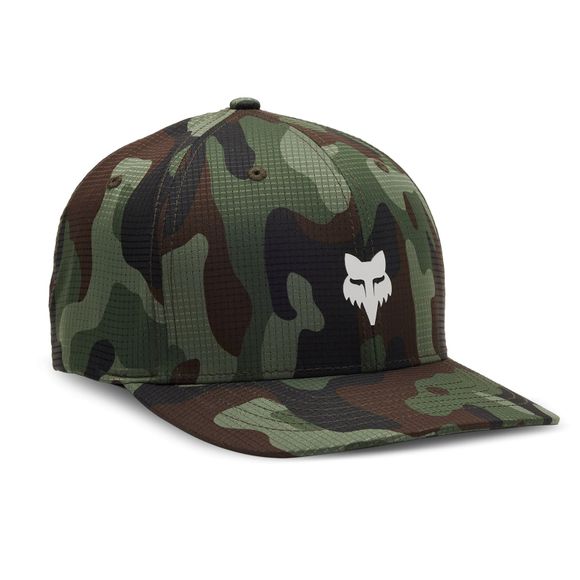 Fox Head Camo Tech Flexfit Cap - Green / WhiteRef: FX4271