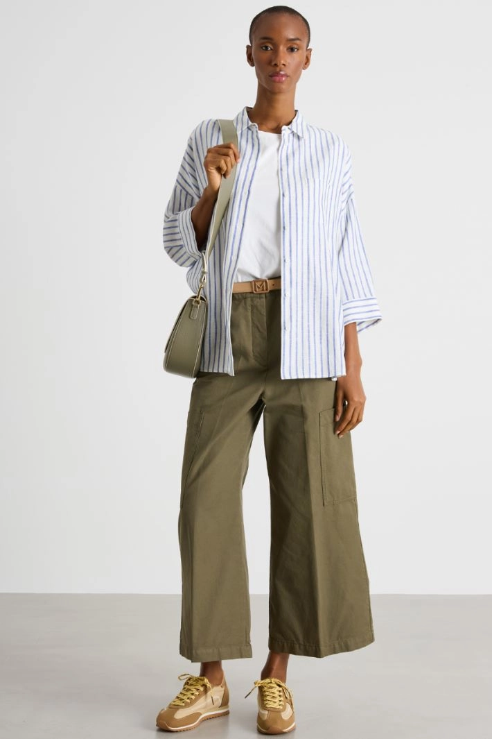 Crew-neck jersey T-shirt - WHITE