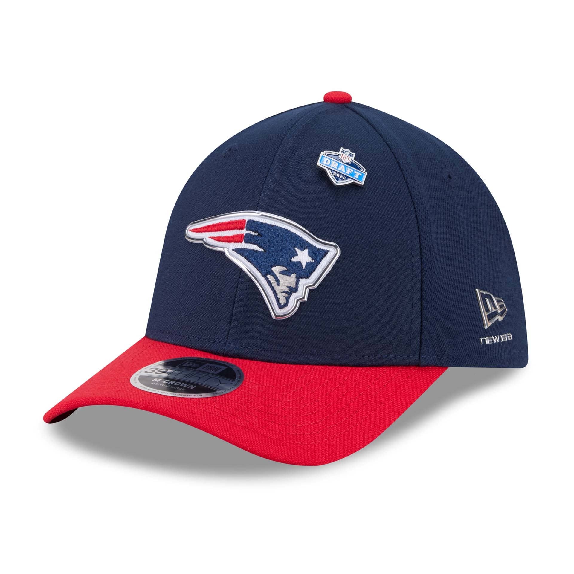 New England Patriots 2026 NFL Draft 39THIRTY M-Crown Flex Cap