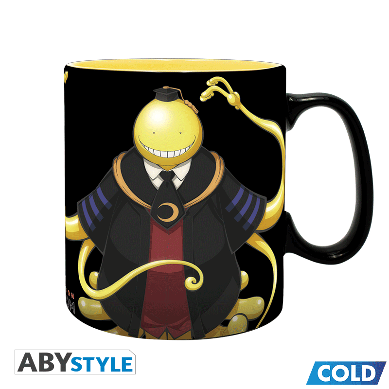 ASSASSINATION CLASSROOM Heat Change Mug Koro attacked