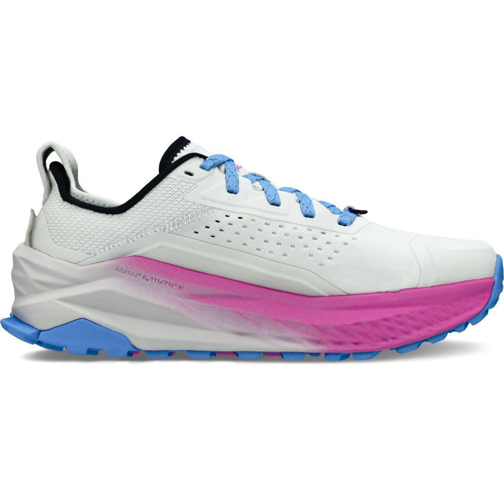 Altra Olympus 6 Trail Running Shoes Women - White/Blue