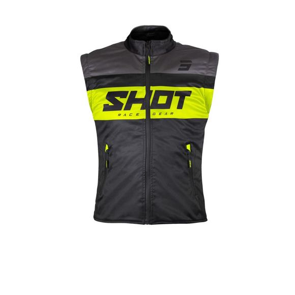 Veste enduro Shot BODYWARMER LITE 2024 - Noir / JauneRef : SO2473