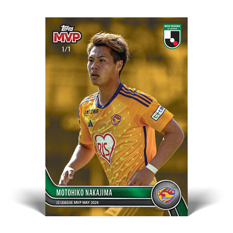 Motohiko Nakajima - J2 League MVP - May 2024 - 2024 J-League® Topps Now® Card 14