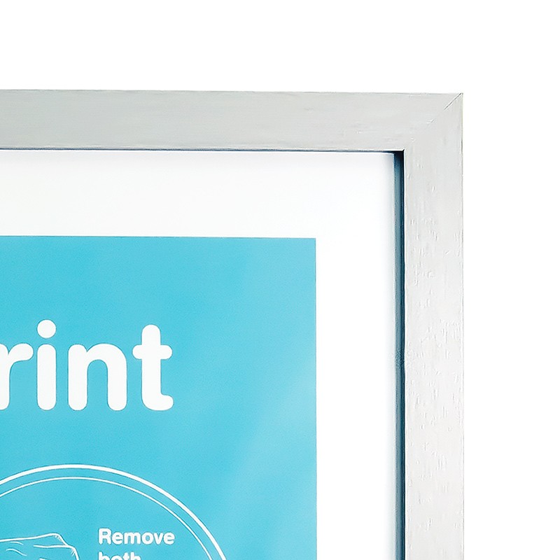 MDF Silver Frame (50 x 70 cm)