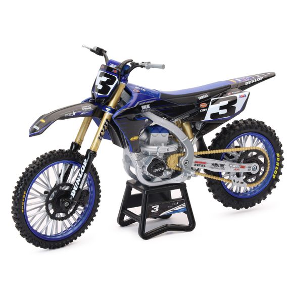 Newray Moto Yamaha 450 YZF Eli TOMAC Miniature - 1/12 Scale - BlueRef: NRY0040 / 58323