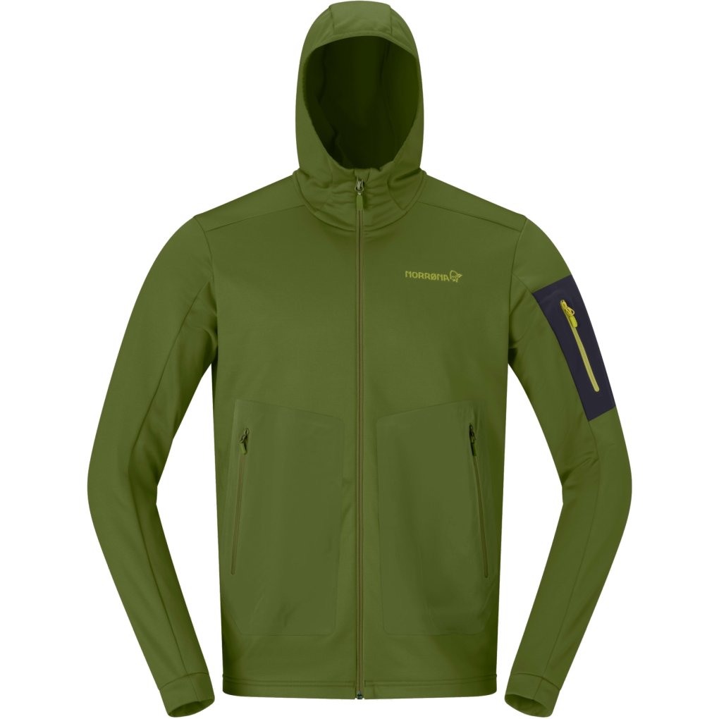 Norrona falketind warm2 stretch Hood Jacket Men - Pesto