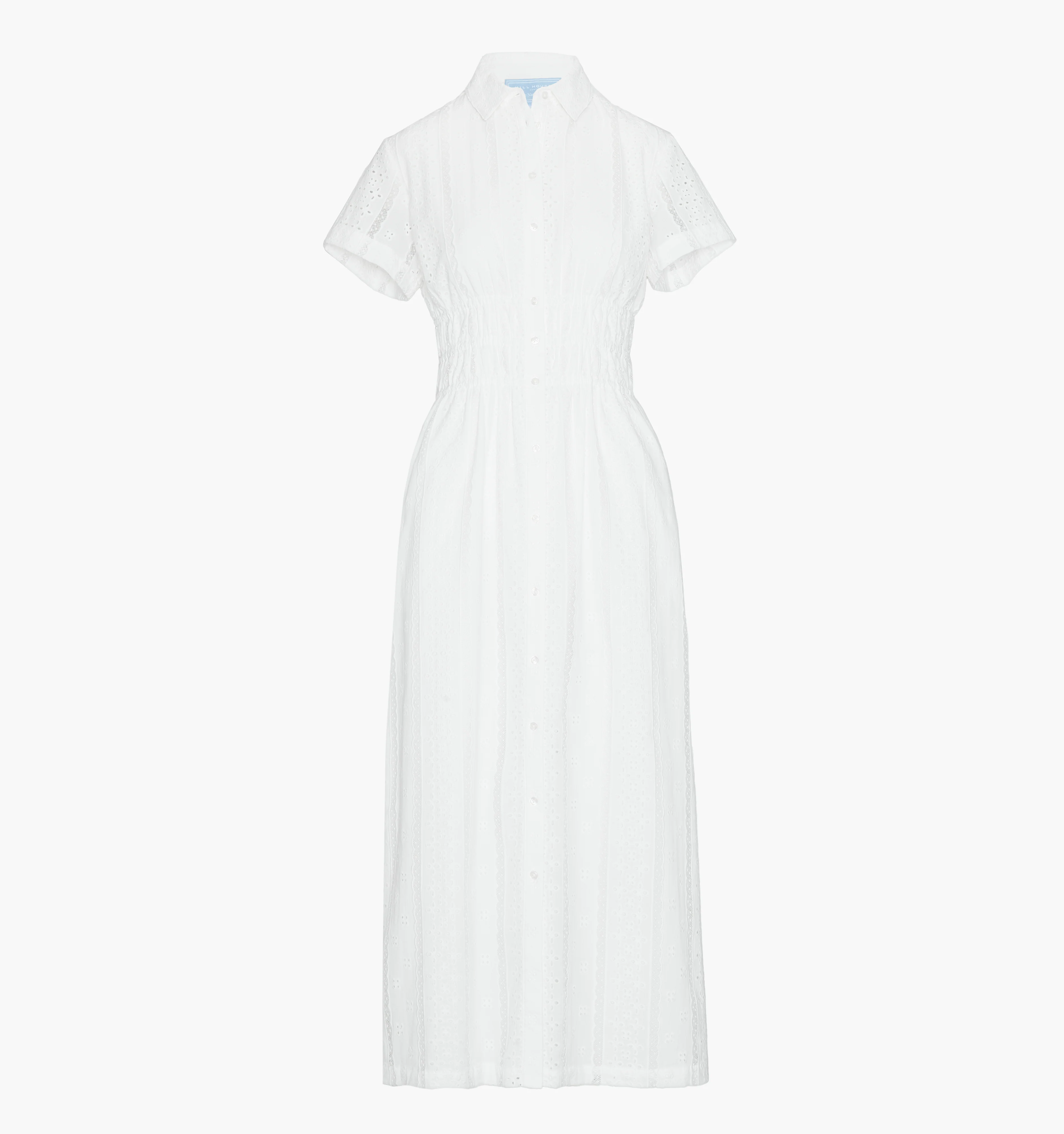 The Jamie Nap Dress - White Broderie Voile