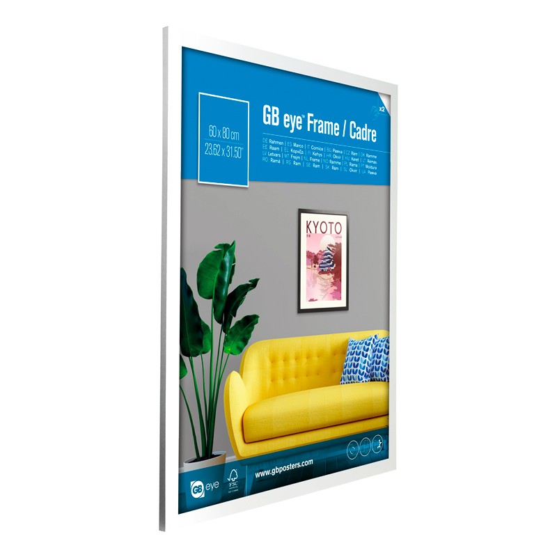 MDF White Frame (60 x 80 cm)