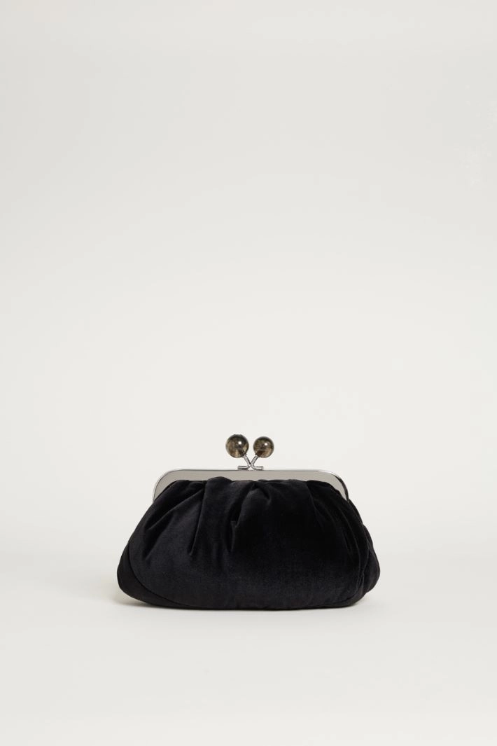 Velvet clutch - BLACK