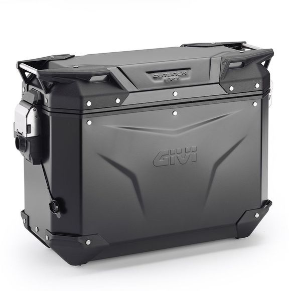 Givi TREKKER OUTBACK EVO SMART 37-Liter Top Case - BLACK (LEFT SIDE) KEYLESS Universal - BlackRef: gi2297 / obkev37bl