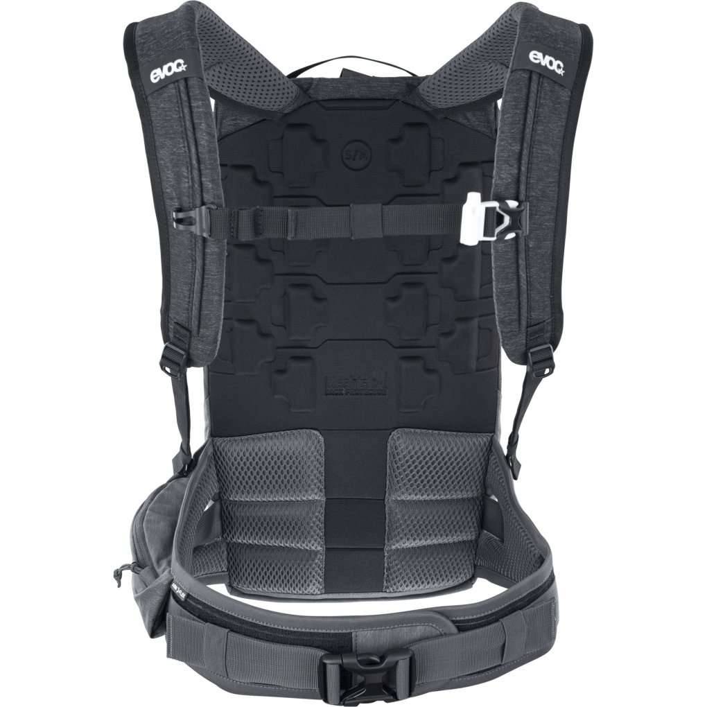 EVOC Trail Pro 10 Protector Backpack - Black/Carbon Grey