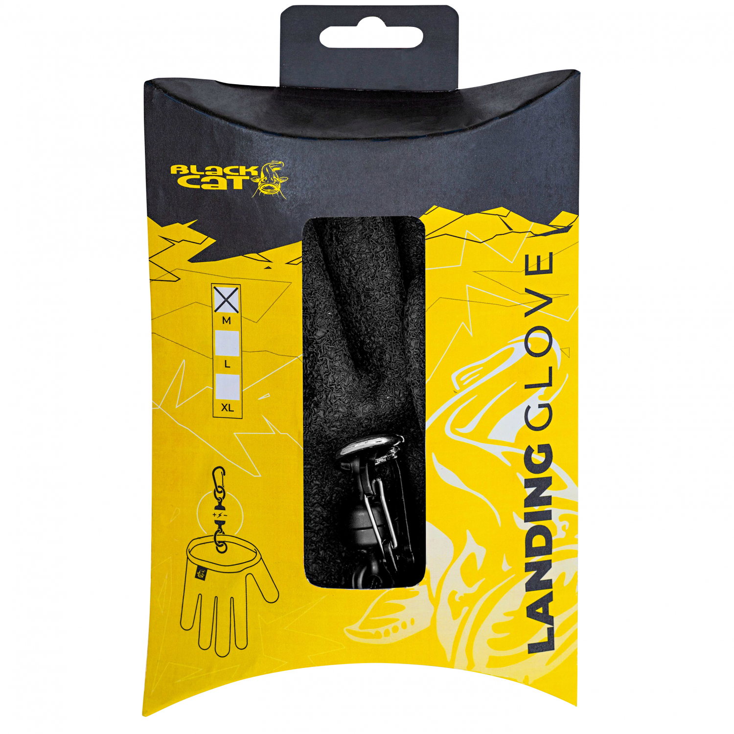 Black Cat Landing Glove (Black)