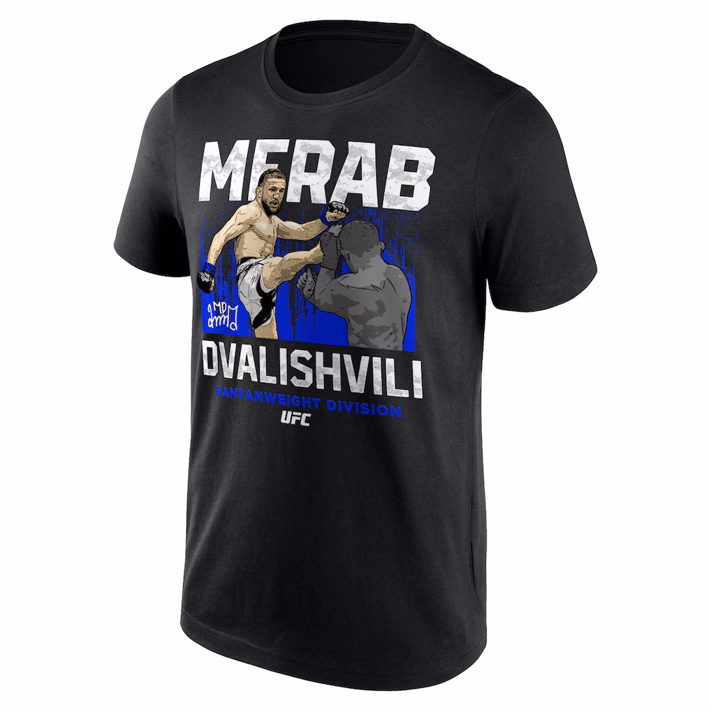 UFC Merab Dvalishvili Head Kick T-Shirt - Black - Mens