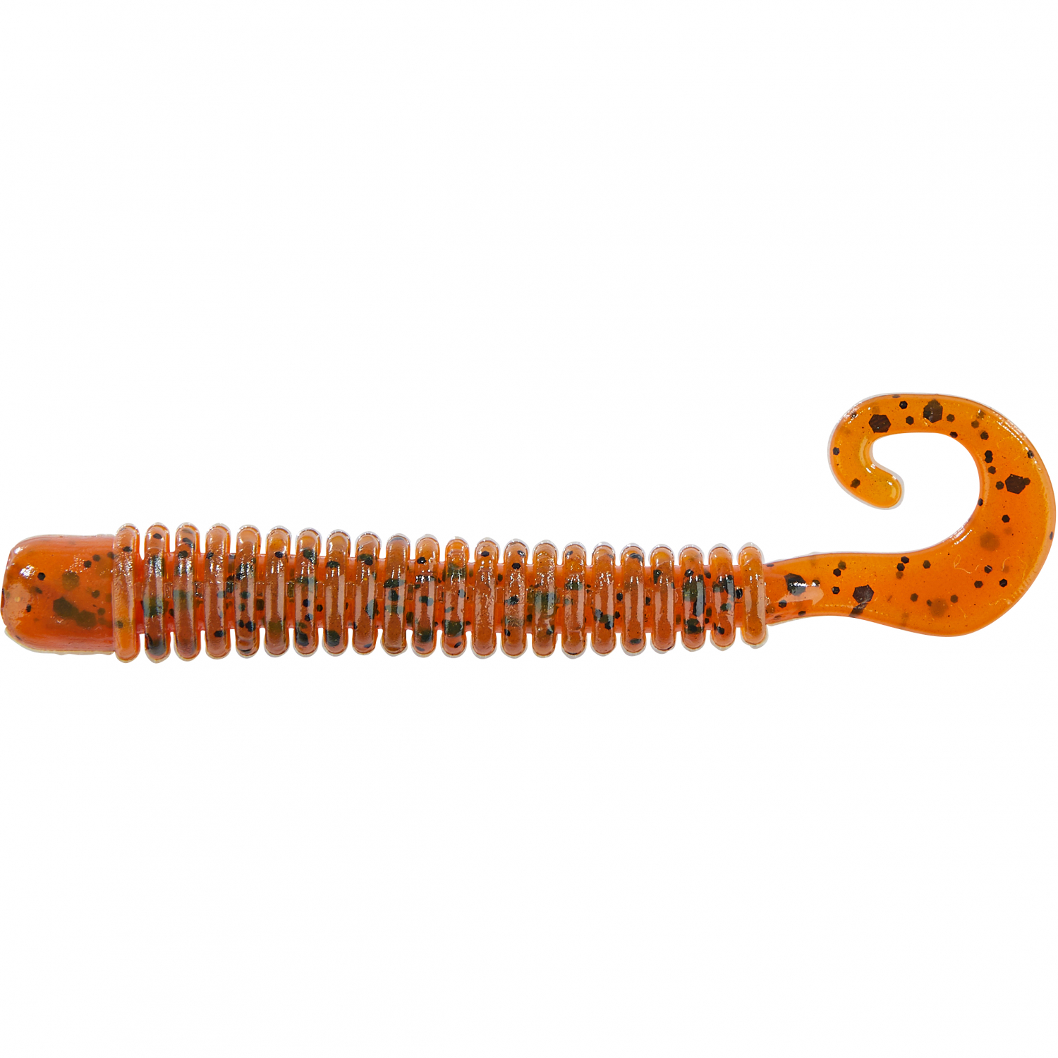 Shirasu Curly Paddler (Green Pumpkin\/Amber Red)