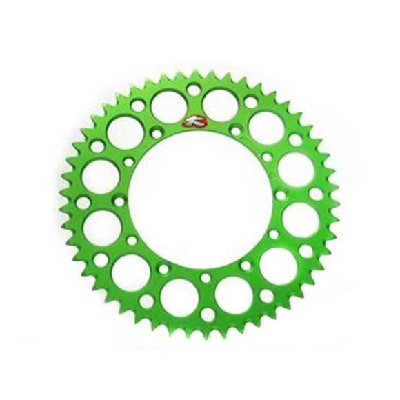 Couronne Renthal Ultra light Anodise vert Anti boue 50 dentsRef : 491372 / 1075606016