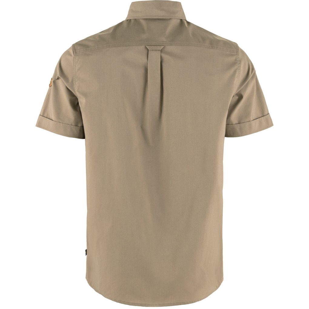 Fjällräven Övik Air Stretch Shortsleeve Shirt Men - suede brown