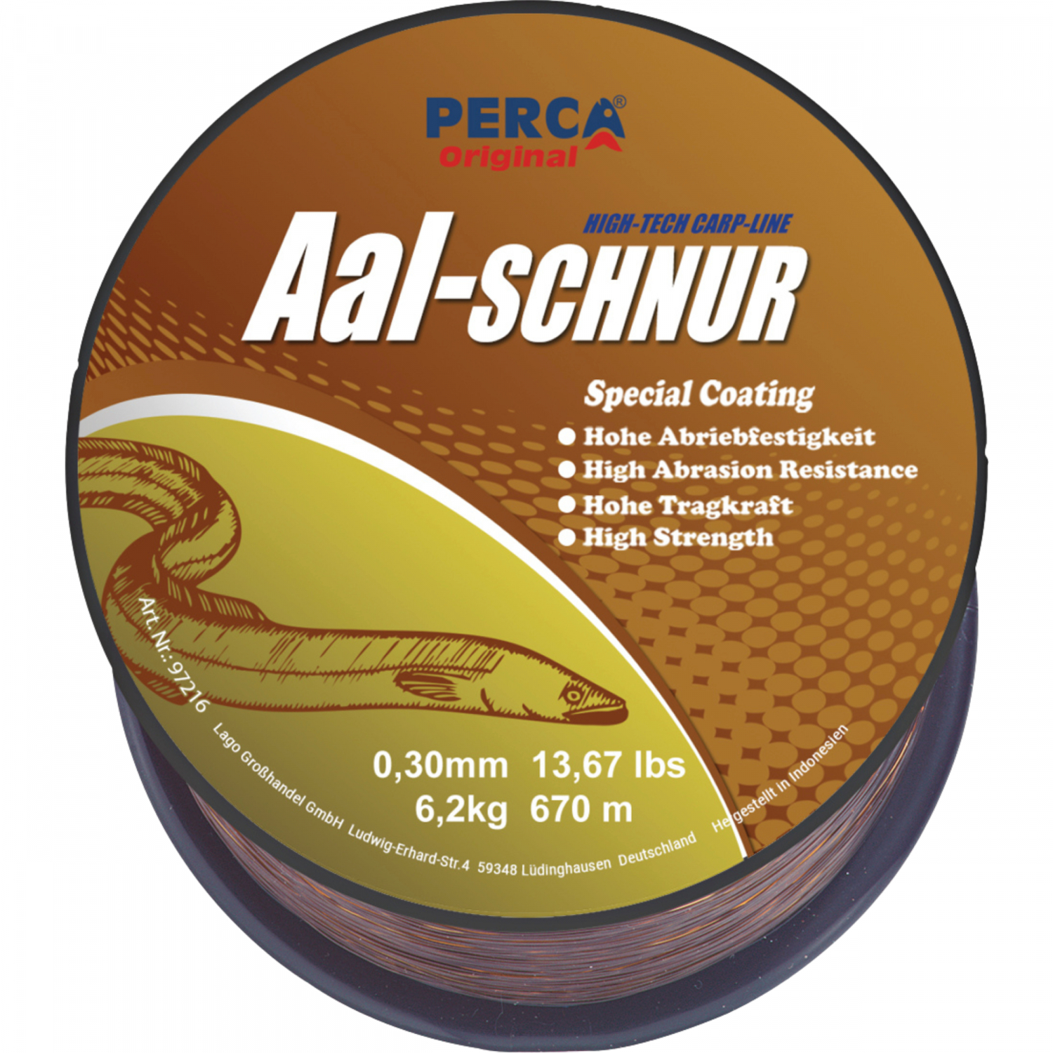 Perca Original Eel Line (brown)