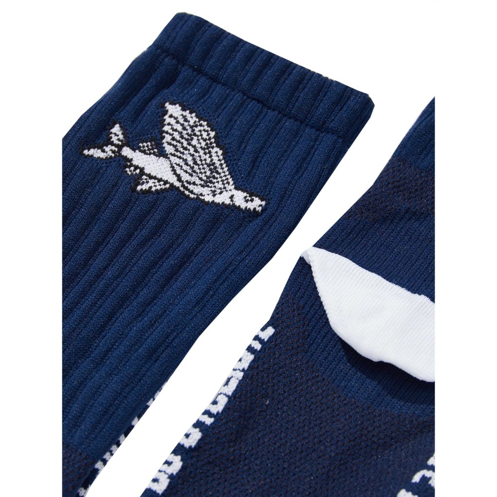 Café du Cycliste Gravel Socks - flying fish/navy