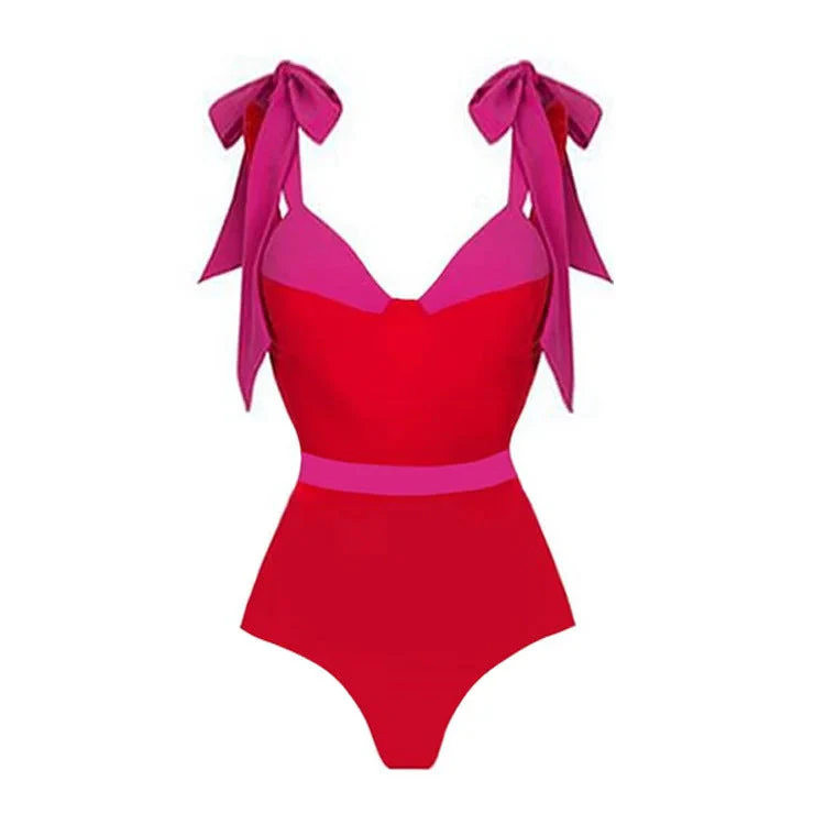 Fiery Swimsuit  - Red