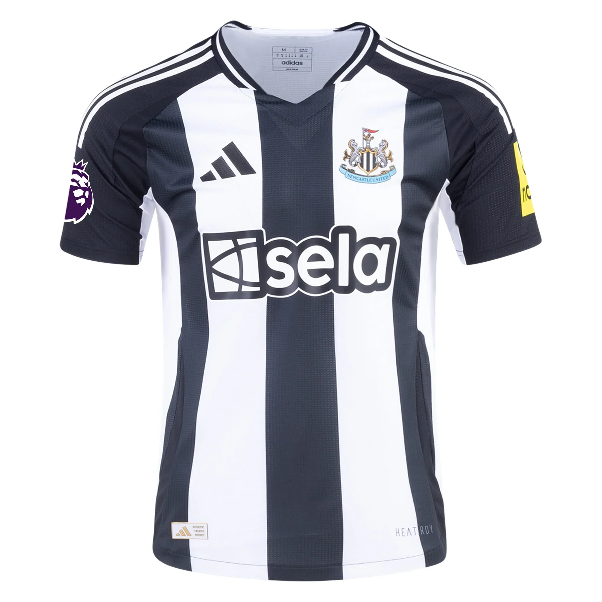 Newcastle United Authentic Anthony Gordon Home Jersey w/ EPL Patch 24/25 (Black/White)