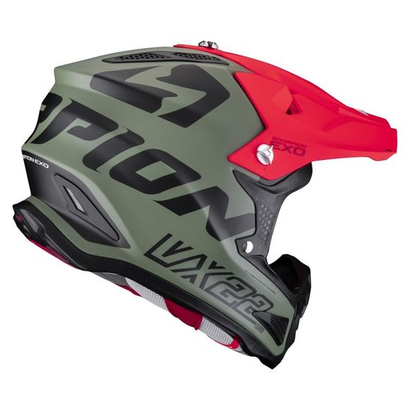 Casque cross Scorpion Exo VX-22 AIR - UPDOWN 2026 - Rouge / VertRef : SC1276