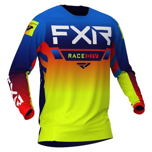 FXR HELIUM BLUE/HI VIS/RED 2024 cross jersey - Blue / YellowRef: FXR0001