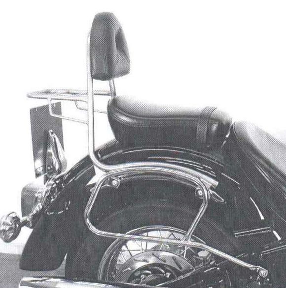 Hepco & Becker Tubular saddlebag spreaders for leather saddlebags - chromeRef: Hbe05540A / 625430 00 02