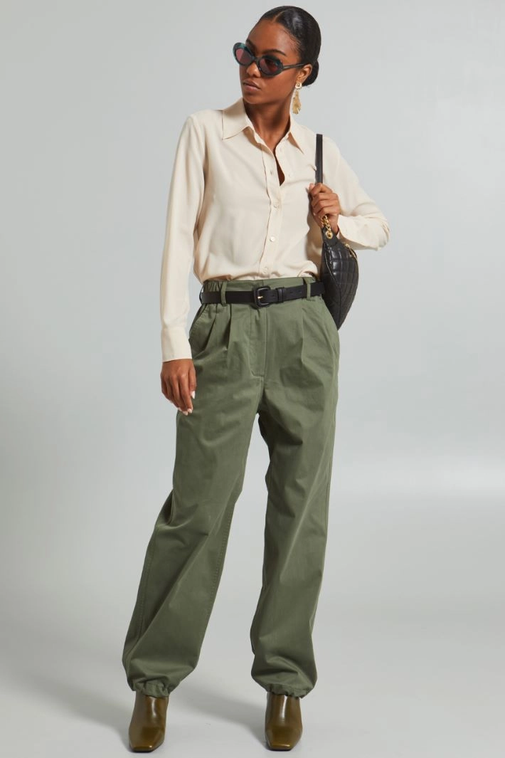 Cotton joggers - GREEN