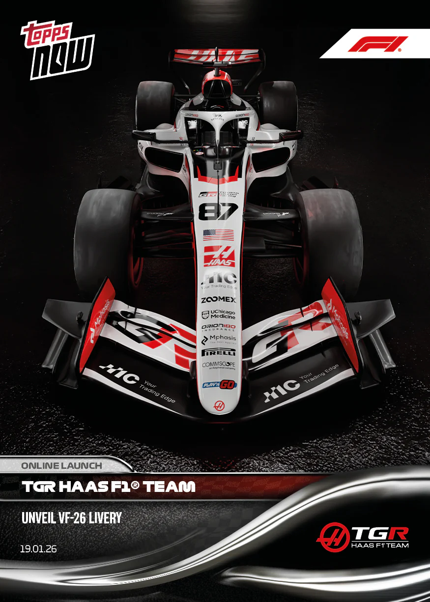 MoneyGram Haas F1® Team - 2026 Formula 1® Topps NOW® - Card 6 - PR: 1411