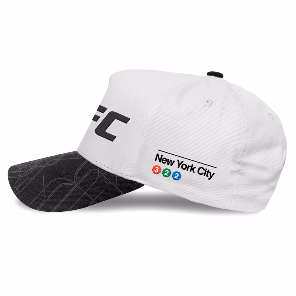 Men's White UFC 322 Metro Snapback Hat