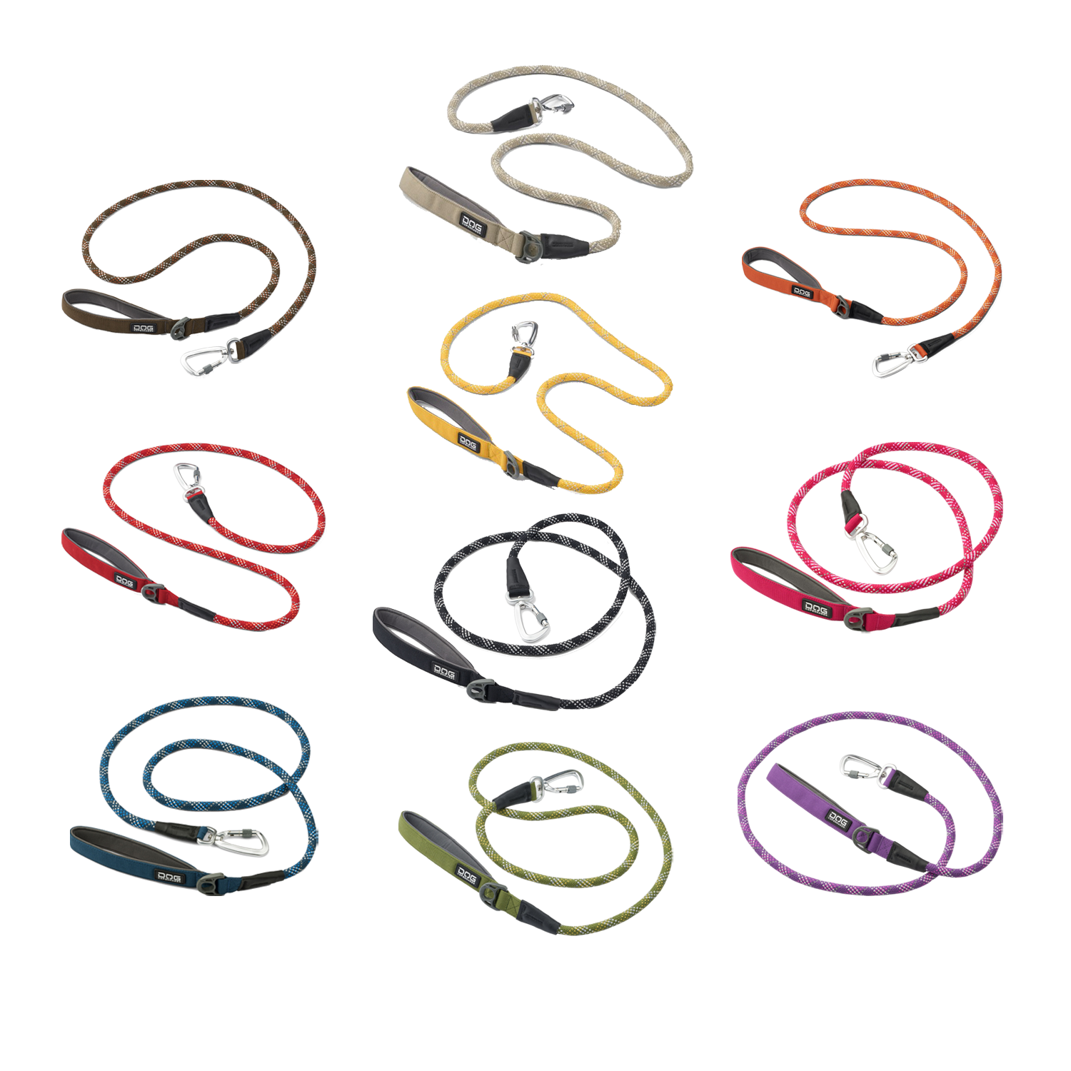 DOG Copenhagen Urban Rope Leash - Wild Rose - S