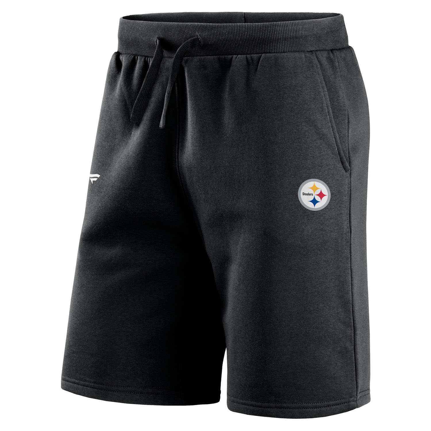 Pittsburgh Steelers Primary Logo NFL Sweat Shorts Black